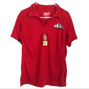 Red Kap Red ASRO Federal Polo Size Lg NWT.